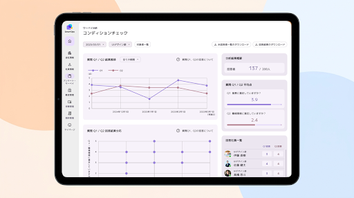 社員情報を一元管理
