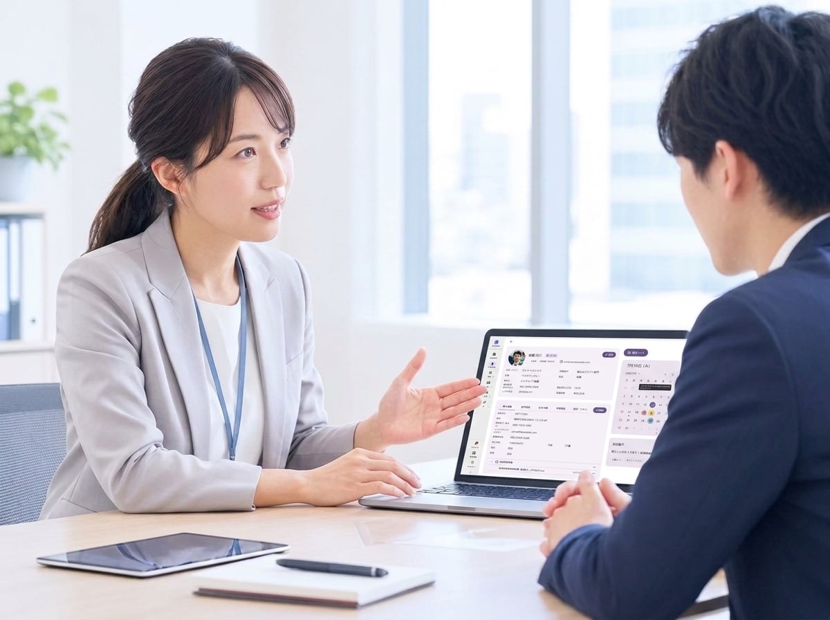 SmartOps 人事管理 打ち合わせ風景